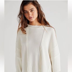 Free People Ellie Thermal “Bones Size Lg “NWT